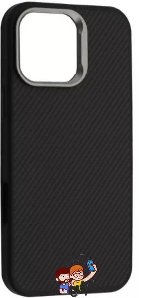 Чохол Kevlar Style MagSafe для iPhone 15 Black 2905-0 фото
