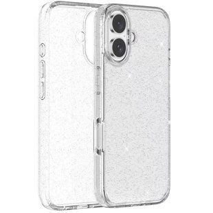 Чохол прозорий блискучий iPhone 16 Plus 2485-1 фото