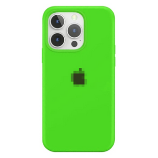 Silicone Case FULL iPhone 14 Pro Max Shini green 130-59 фото