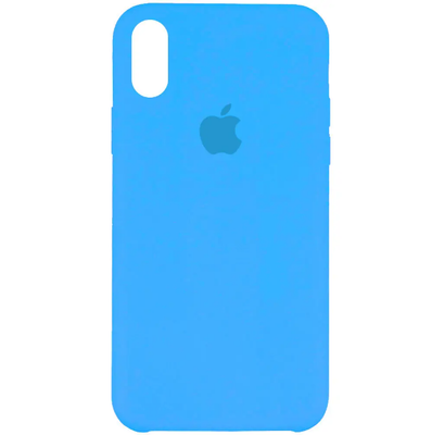 Silicone Case FULL iPhone X,Xs Blue 114-15 фото