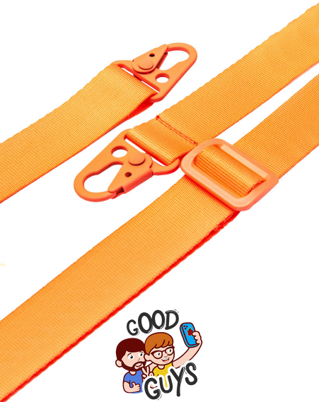Чохол силіконовий з ремінцем Crossbody для iPhone 13 Pro Max Orange 1202-5 фото