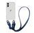 Чохол Armored з ремінцем Crossbody для iPhone 16 Plus Cobalt Blue 2519-8 фото