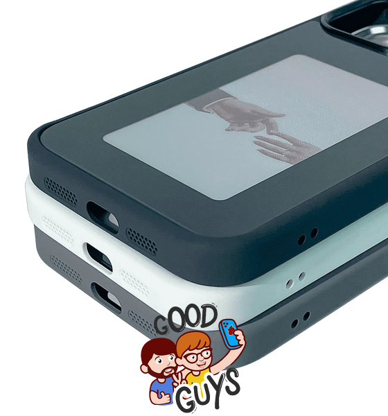 Чохол NFC Photo changing case для iPhone 14 \ iPhone 13 Silver 2245-2 фото