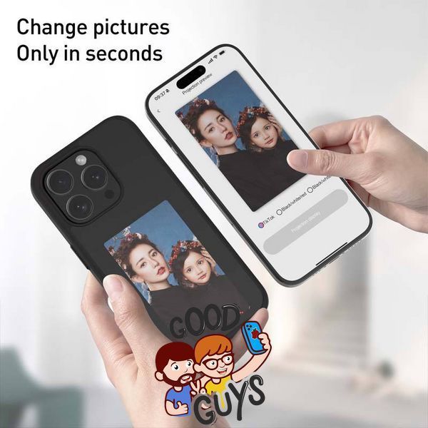 Чохол NFC Photo changing case для iPhone 14 \ iPhone 13 Black 2245-0 фото