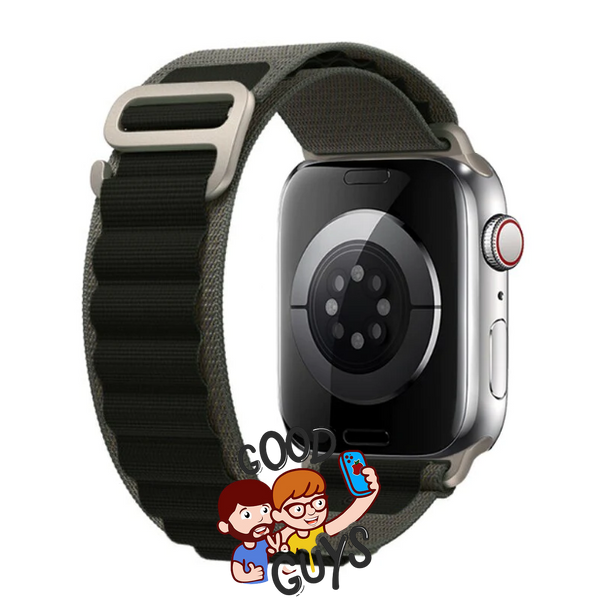Ремінець Alpine Loop Band 38,40,41,42mm(10,11S) Black-Green 285-4 фото