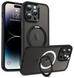 Чохол Crystal Matt з підставкою MagSafe iPhone 14 Pro Max Black 1179-0 фото 2