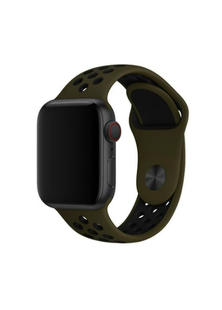 Ремінець Sport Band Nike 38,40,41,42mm(10,11S) Khaki - Black 283-19 фото