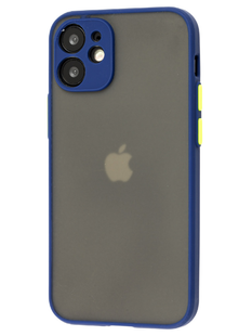 Чохол Avenger FULL Camera для iPhone 12 Midnight Blue-Orange 1316-0 фото