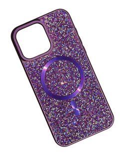 Чохол TPU Swarovski MagSafe для iPhone 13 Purple 3141-0 фото