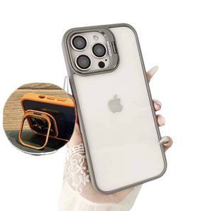 Crystal case Camera stand для iPhone 13 Pro Titanium 1756-5 фото
