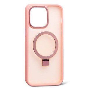 Чохол Crystal Matt з підставкою MagSafe iPhone 16 Pink 2952-0 фото