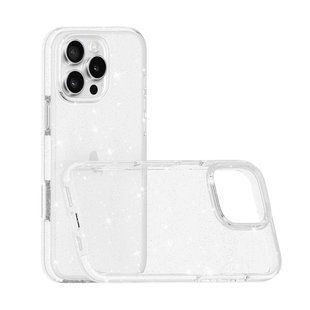 Чохол прозорий блискучий iPhone 16 Pro 2485-2 фото