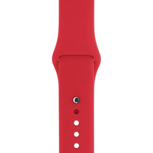 Ремінець Apple Watch Silicone 42,44,45,46mm(10,11S),49mm(ultra 1-3S)Product red 276-32 фото