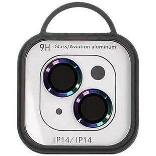 Скло (лінзи) для камери Metal Classic для iPhone 12 Pro Rainbow 1796-5 фото