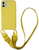 Чохол силіконовий з ремінцем Crossbody для iPhone X,Xs Yellow 1193-9 фото