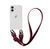 Чохол Armored з ремінцем Crossbody для iPhone 16 Plus Rose Red 2519-9 фото
