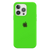Silicone Case FULL iPhone 15 Pro Max Shini green 1677-57 фото