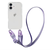 Чохол Armored з ремінцем Crossbody для iPhone 17 Air New Lilac 4065-2 фото