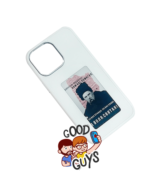 Чохол NFC Photo changing case для iPhone 14 \ iPhone 13 White 2245-1 фото