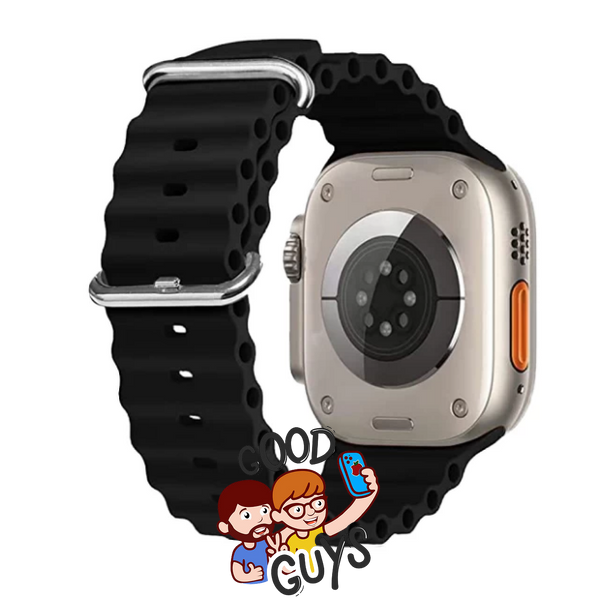 Ремінець Ocean Band 42,44,45,46mm(10,11S),49mm(ultra 1-3S) Black 288-0 фото