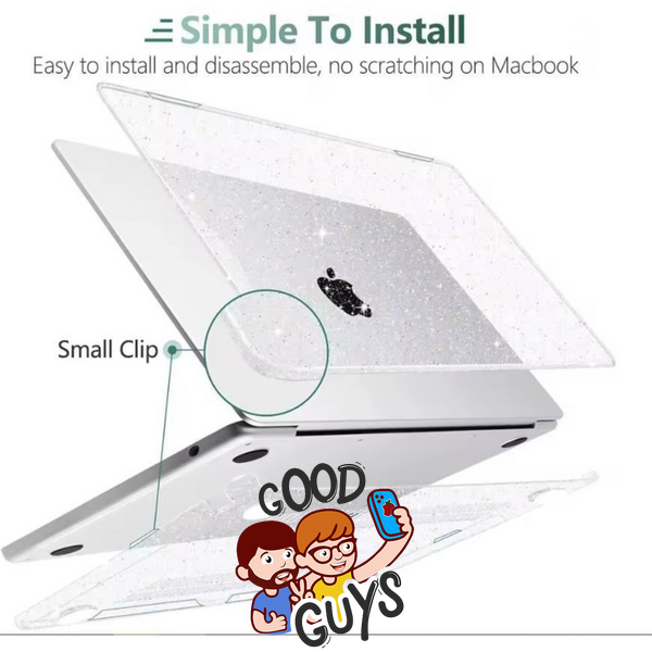 Накладка MacBook Case Neo 13&Prime; A18 Pro (2026) M5 (A3404) Glitter Crystal 4499-0 фото