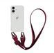 Чохол Armored з ремінцем Crossbody для iPhone 16 Plus Rose Red 2519-9 фото 1