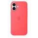 Чохол Silicone Case 1:1 з закритою кнопкою камери для iPhone 17 Bright Guava 4114-9 фото 1