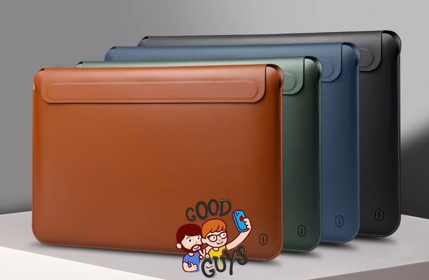 Конверт Wiwu skin pro 2 з екошкіри для MacBook Pro 15,4" Midnight Blue 1526-4 фото