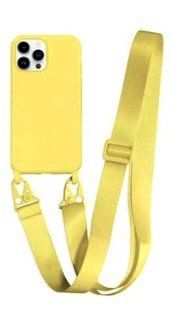 Чохол силіконовий з ремінцем Crossbody для iPhone 11 Pro Yellow 1196-9 фото