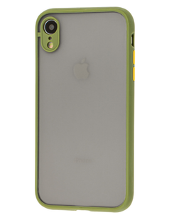 Чохол Avenger FULL Camera для iPhone Xr Army Green-Orange 1310-2 фото