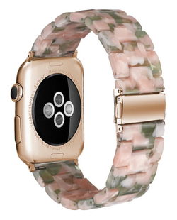 Ремінець бурштиновий для Apple Watch 38,40,41,42mm(10,11S)Tortoise Shell 1168-7 фото