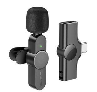 Петличний мікрофон Borofone BFK12 Type-C 2150-1 фото