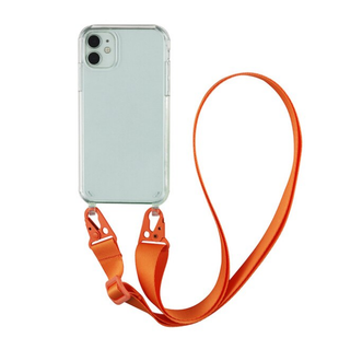 Чохол Armored з ремінцем Crossbody для iPhone 15 Plus Orange 1823-4 фото