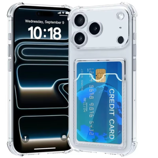 Чохол прозорий протиударний з кишенькою для картки (Clear Card Case) для iPhone 18 Pro 4599-0 фото