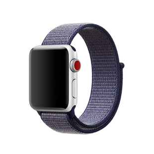 Ремінець Nylon Loop Apple Watch 42,44,45,46mm(10,11S),49mm(ultra 1-3S) Midnighte Blue 282-1 фото