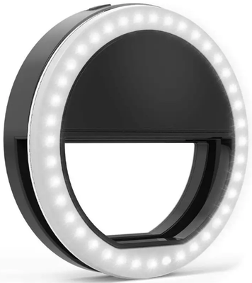 Селфі лампа для телефону LED Ring Black 667-0 фото