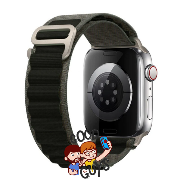 Ремінець Alpine Loop Band 38,40,41,42mm(10,11S) Green- Black 285-6 фото