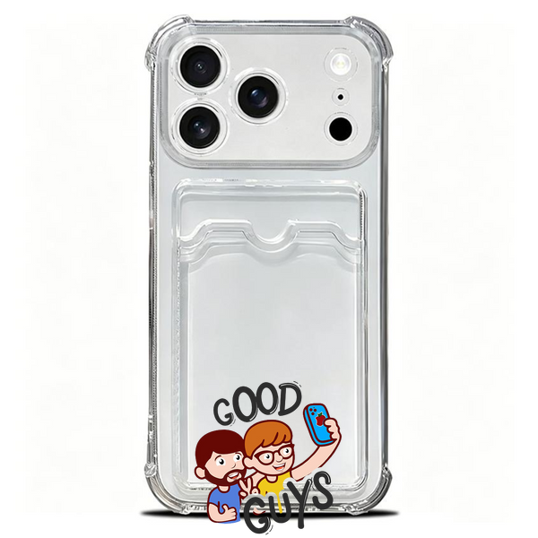 Чохол прозорий протиударний з кишенькою для картки (Clear Card Case) для iPhone 18 Pro 4599-0 фото
