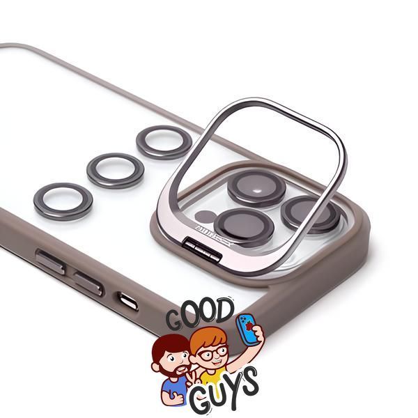 Crystal case Camera stand для iPhone 13 Pro Max Titanium 1757-5 фото