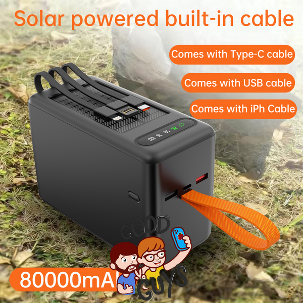 Power Bank Aspor A377 80000mah 22.5W Black 4609-0 фото