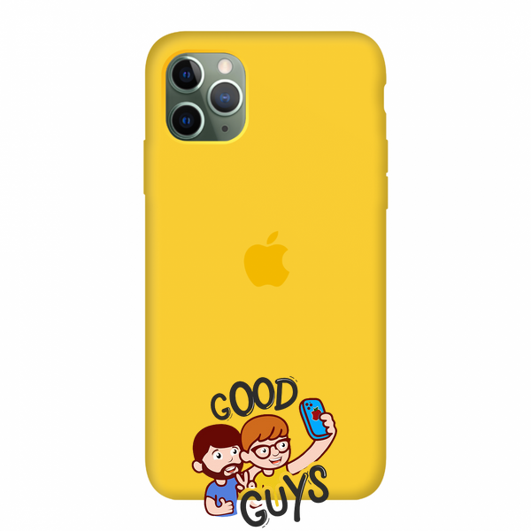 Silicone Case FULL iPhone 11 Pro Yellow 118-3 фото