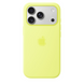 Чохол Silicone Case 1:1 з закритою кнопкою камери для iPhone 17 Pro Max Neon Yellow 4116-5 фото 1