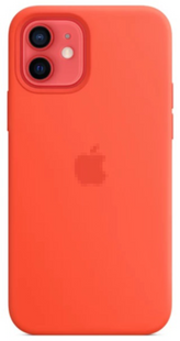 Чохол Silicone Case 1:1 для iPhone 12 Mini Electric Orange 395-14 фото