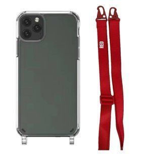 Чохол Armored з ремінцем Crossbody для iPhone 11 Pro Red 1518-18 фото