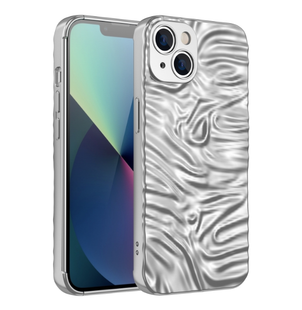 Чохол Textured Metal Case для iPhone 14 Matt Silver 1474-1 фото