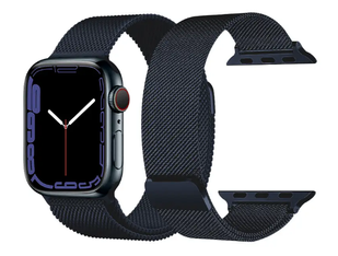 Ремінець Milanese Loop Apple Watch Magnetic 42,44,45,46,49mm Dark Blue 278-18 фото