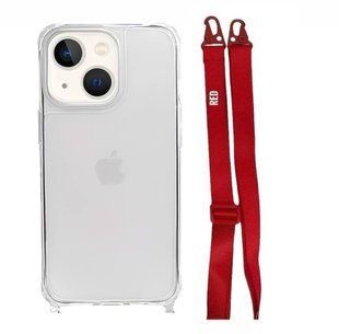 Чохол Armored з ремінцем Crossbody для iPhone 15 Red 1820-18 фото