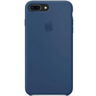 Silicone Case FULL iPhone 7 Plus,8 Plus Navy blue 113-34 фото