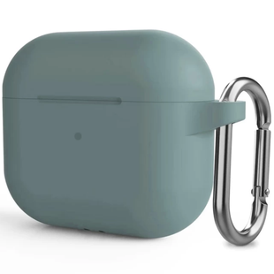Чохол для AirPods Pro з карабіном Dark olive 267-2 фото