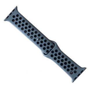 Ремінець Sport Band Nike 38,40,41,42mm(10,11S) Lavender gray - black 283-21 фото
